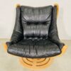 image Vintage Danish Mid Century Svend Skipper Turnable Floating Lounge Chair 1970's