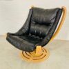 image Vintage Danish Mid Century Svend Skipper Turnable Floating Lounge Chair 1970's