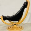 image Vintage Danish Mid Century Svend Skipper Turnable Floating Lounge Chair 1970's
