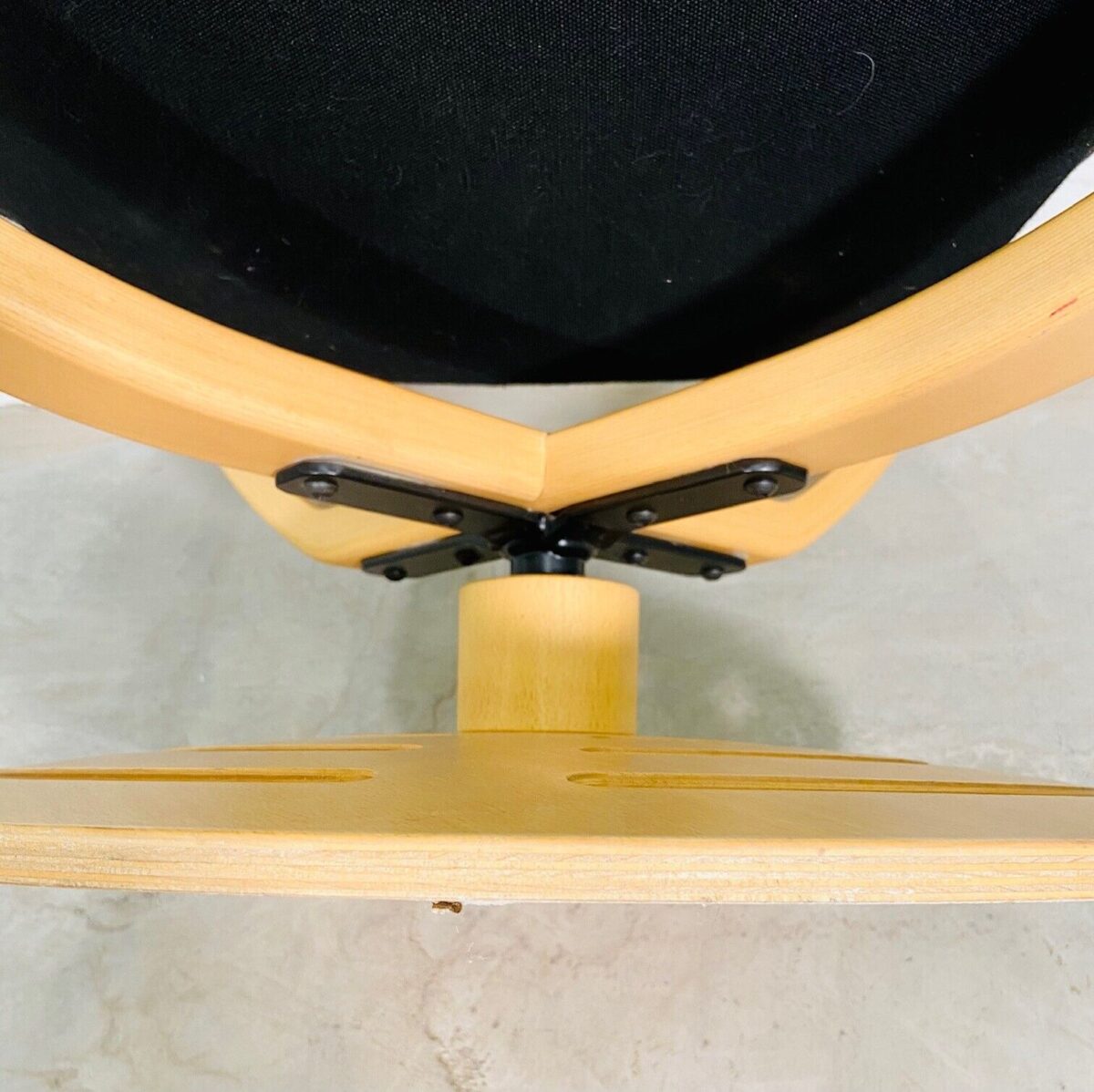 image Vintage Danish Mid Century Svend Skipper Turnable Floating Lounge Chair 1970's