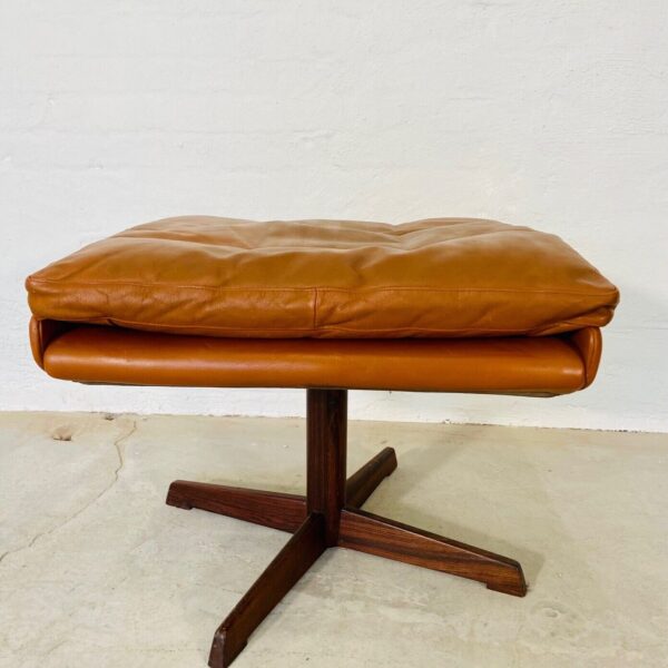 image Vintage Danish Mid Century Footstool By Vejen For G.Thams 1970's